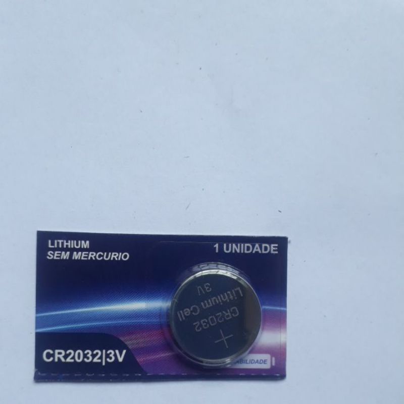 3 X  Bateria cr2032 2032 bios cpu controle longa