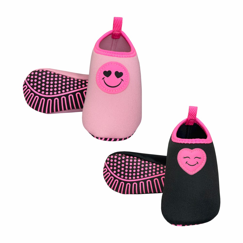 Kit Infantil Sapatilha Menina Antiderrapante Macia Meia Conforto Calce Fácil Magicc Kids S100/S101