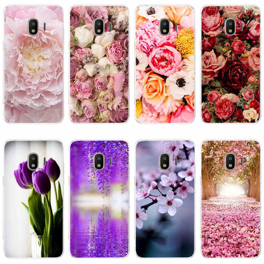Samsung Galaxy j1 2016 J2 Prime j2 core 2018 j3 2016 J4 2018 J5 prime Case TPU Soft Silicon Protecitve Shell Phone casing Cover flower daisy Yellow sunflower