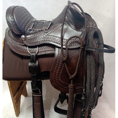 Sela De Cabeça Arreada Completa Luxo + Freio + Manta Garantia em Oferta na Shopee