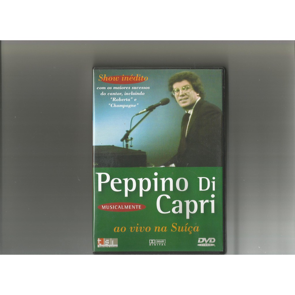 DVD * PEPPINO DI CAPRI AO VIVO NA SUIÇA * USADO