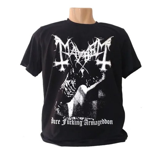 Camiseta Mayhem Pure F Armageddon. Black Metal