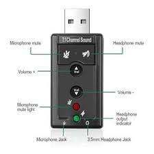 PLACA  DE SOM USB EXTERNA 3D ADAPTADOR AUDIO P2 PC NOTBOOK T11 ALTA  QUALIDADE 100% 01 UNIDADE