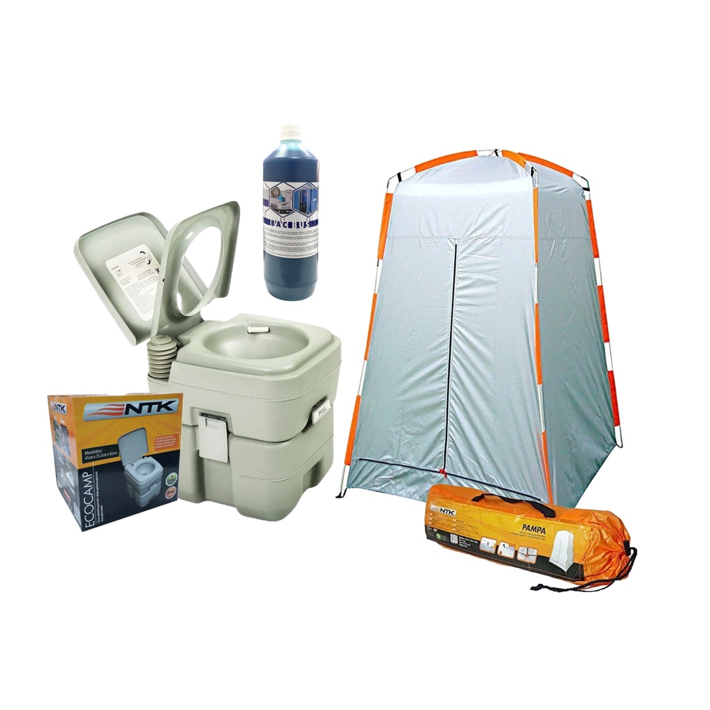 Vaso Sanitário Banheiro Químico Ecocamp + Trocador + Brindes