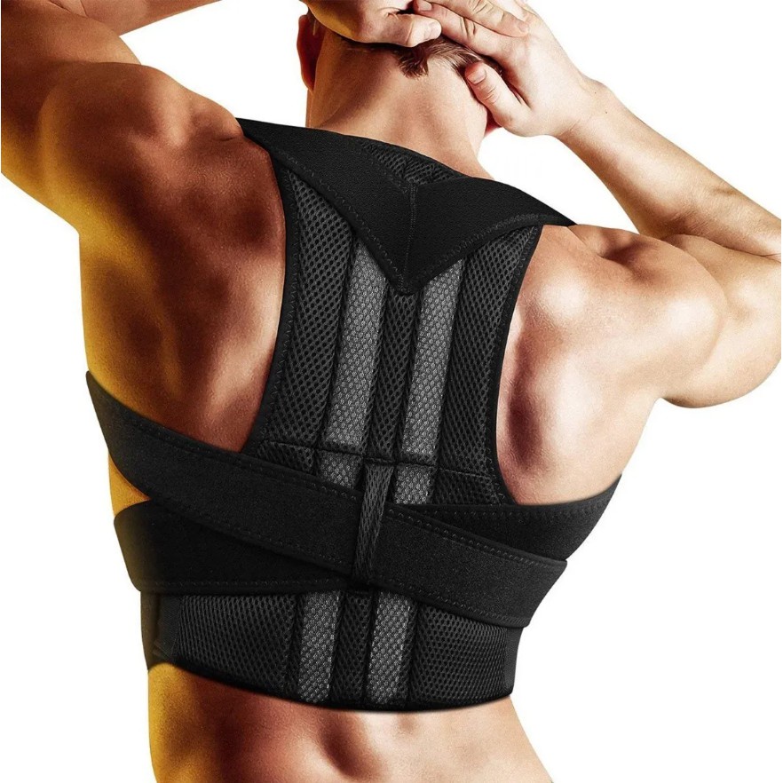 Cinta Postural Corretor De Postura Lombar Colete Neoprene | Shopee Brasil