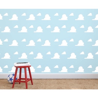 Kit Adesivo Parede Nuvens Toy Story 50 Und em Oferta na Shopee