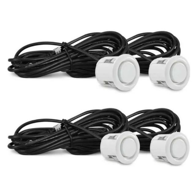 Detalhes do Sensor De Ré Estacionamento Branco 4 Pontos De 18mm