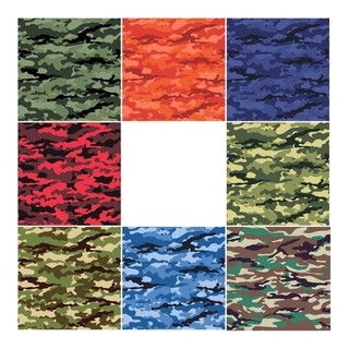 Papel De Parede Auto Adesivo Decorativo Camuflado Camuflagem