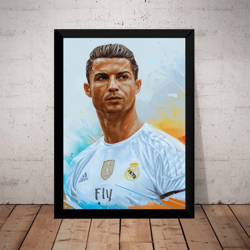 Placas Quadros Decorativos Do Cristiano Ronaldo Cr7 em Promoção na