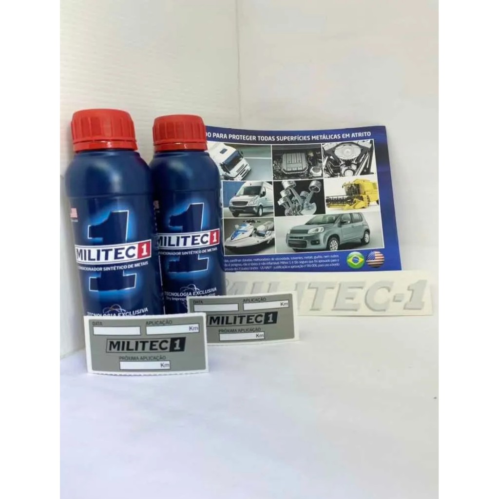 Militec-1 2 Unid. Original 200ml(Folder, Adesivo e etiqueta)