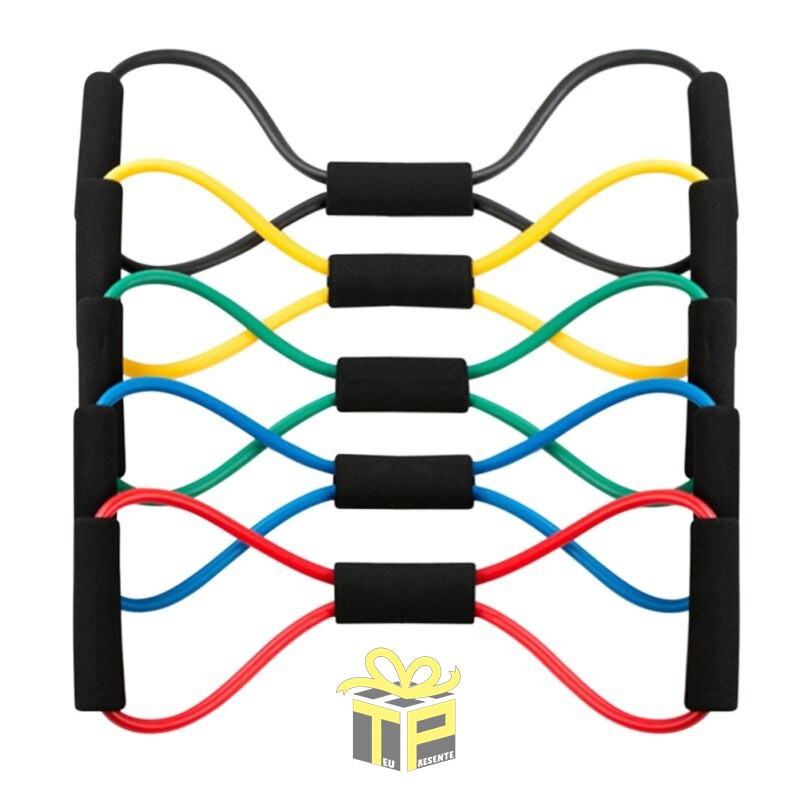 Elástico Tensão Exercícios Biceps Triceps Glúteos Peito Costas Fitness Premium