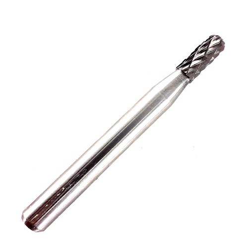 Lima Rotativa Cilíndrica com Raio em Metal Duro MD 4,00mm 45,0016 ROCAST em Oferta na Shopee