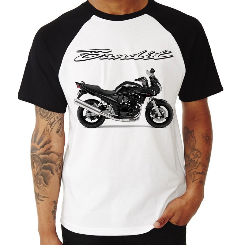 Camiseta Raglan Moto Suzuki GSF 650 S Bandit