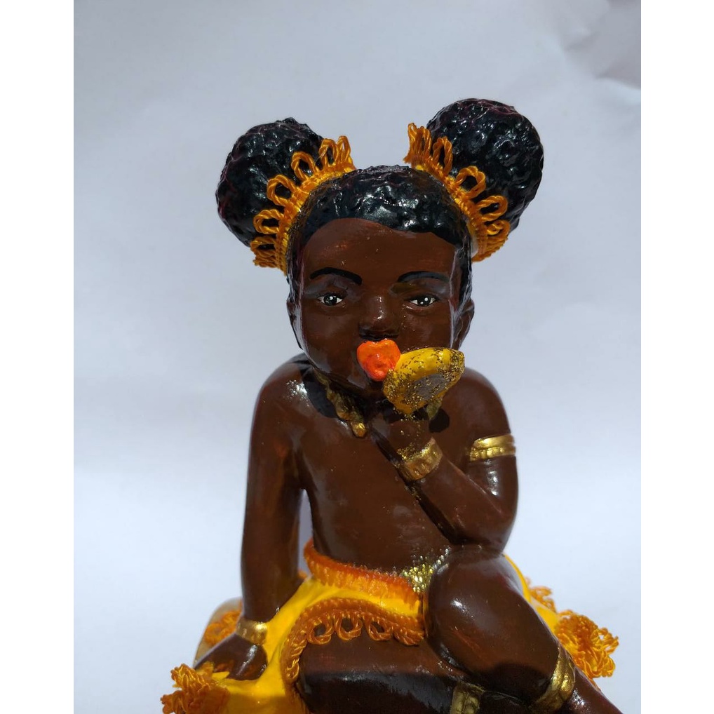 Estatua Imagem Ere Menina Amarela Estatua Umbanda Candomble