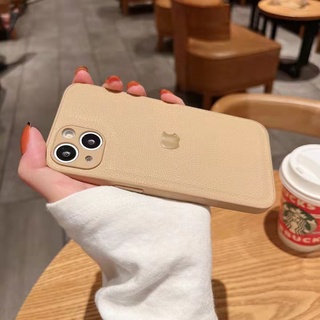 Capa De Celular Flexível Com Textura De Couro Anti-Impacto Para iPhone 13/12/11 Pro Max/XR/X/XS/6S/7/8 Plus/SE2020