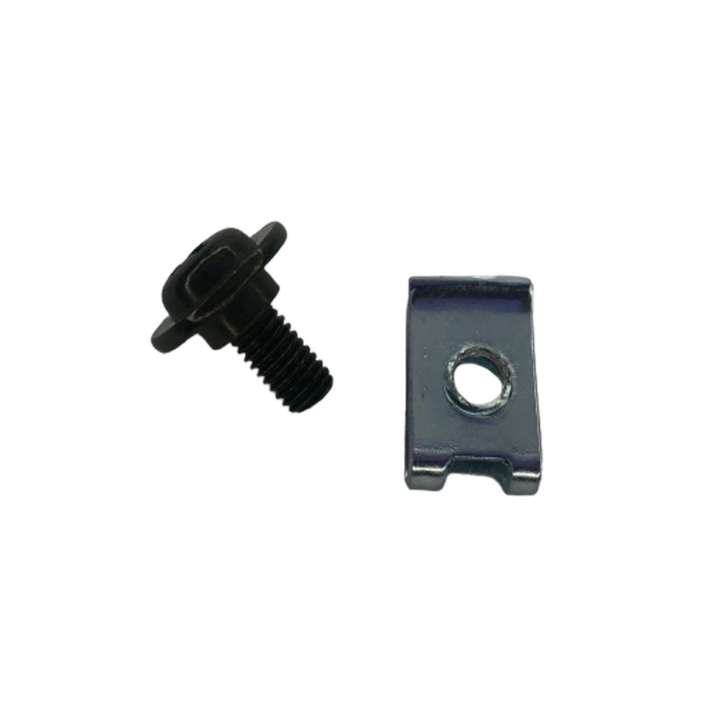 Parafuso + Presilhas Carenagem Biz 100/125 Kit C/ 10uni. PRATA