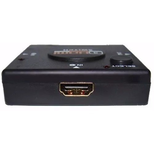 Mini Hub Dispositivo Hdmi Switch Splitter Seletor 3 Portas