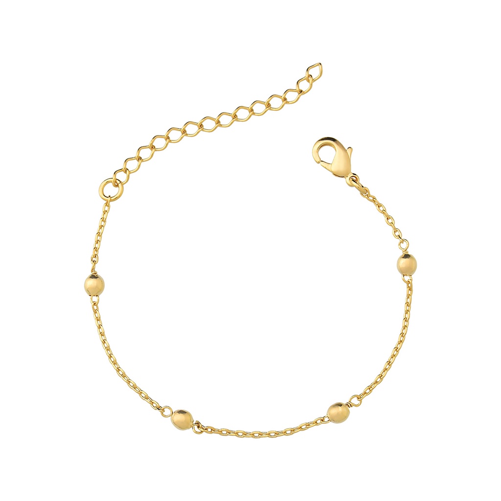 PULSEIRA INFANTIL BOLINHA LISA CORRENTE CARTIER