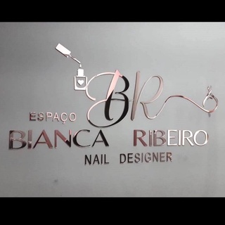 Logotipo em acrílico espelhado rose 3D Qualquer tema personalizado