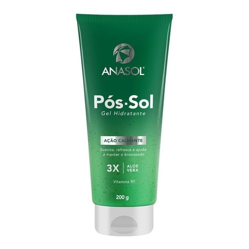 Pos Sol Anasol Ação Rapida Gel Hidratante Calmante Com Aleo Vera 200g