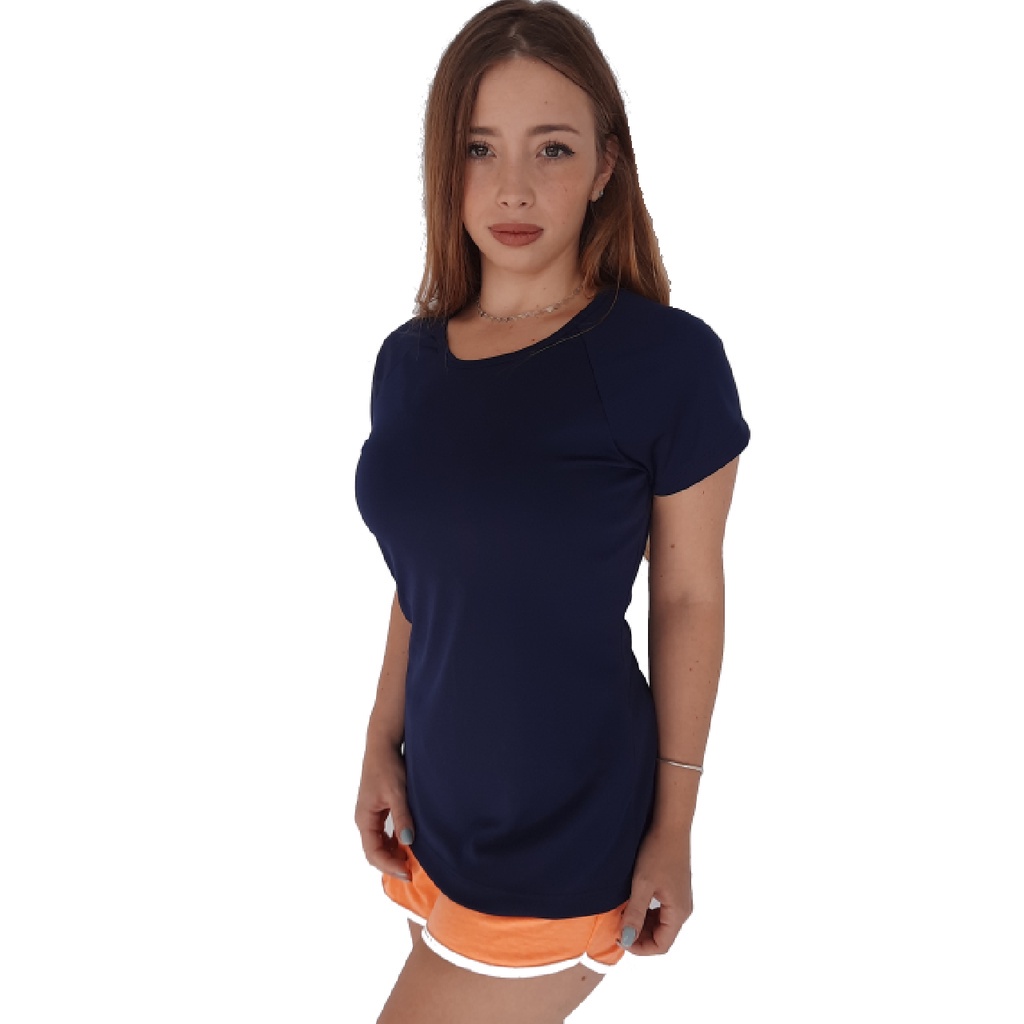 Camisetas Baby Look Feminina Poliéster Malha Fria Academia Treino Exercícios Corrida Esporte