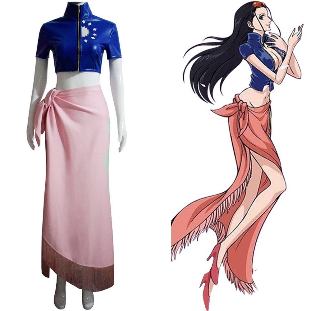 One Piece Nico Robin Cosplay Traje De Roupa De Halloween Carnaval Shopee Brasil