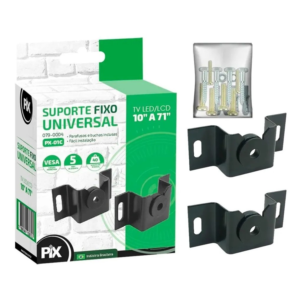 Suporte Pix Px-01c De Parede Para Tv  monitor De 10 Até 71 envio imediato - Oferta