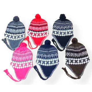 Touca Infantil /Touca Juvenil Peruana Infantil Gorro de Criança Pompom Toca Estilo Chaves Forrado