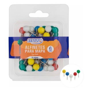 Alfinete Cabeça Redonda Coloridos Tachinhas Para Mapas E Quadro De Avisos Mural Fotos Cx Com 50 Unds em Oferta na Shopee