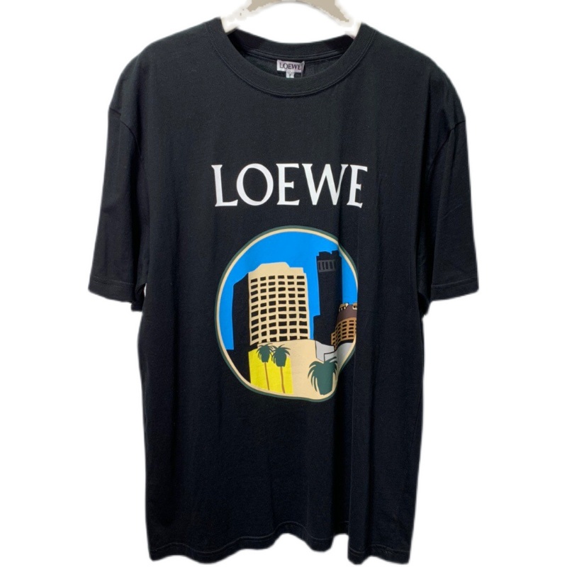 Loewe Camiseta Unissex De Manga Curta Com Logo De Letra Comic/Grafite ...