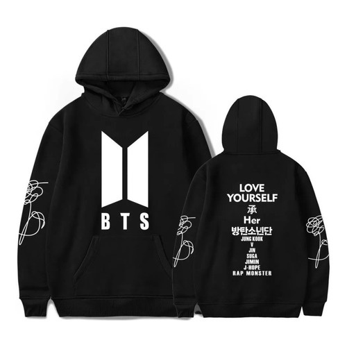 Moletom Canguru Bts Kpop Bangtan Love Your Self