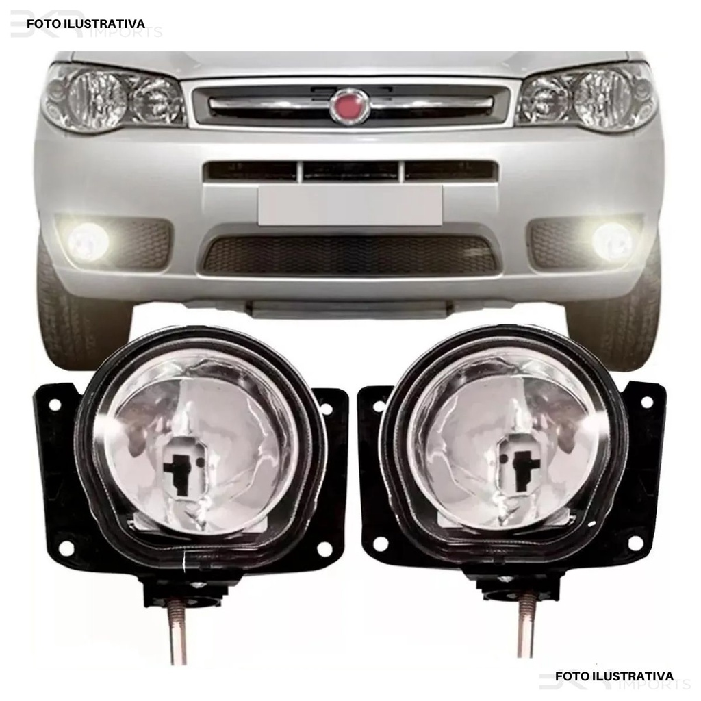 Par Farol Milha Siena G3 2004 2005 2006 2007 2008 2009 2010 em Oferta na Shopee