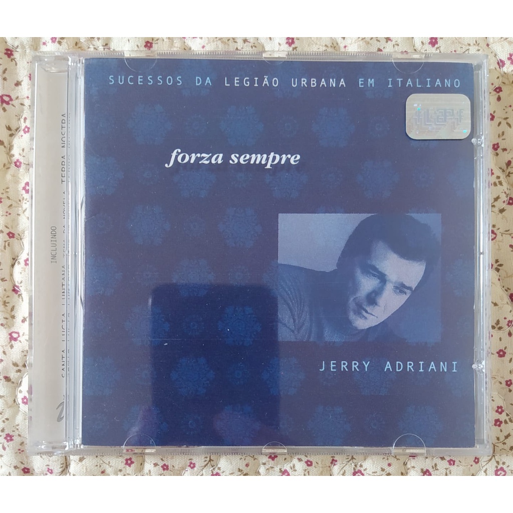 cd Jerry Adriani  - Forza Sempre (com faixa bônus)