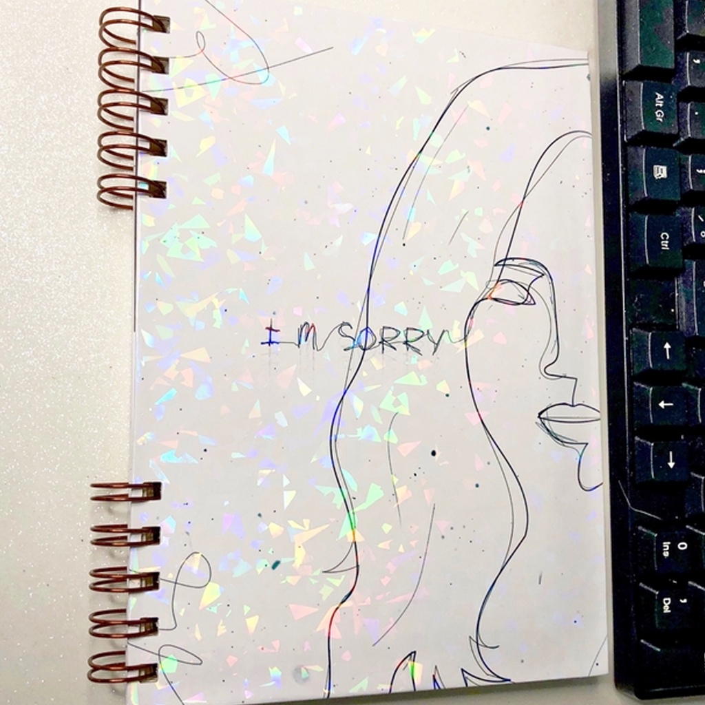 CADERNO SKETCHBOOK PONTILHADO PARA BULLET JOURNAL, PLANEJAMENTO, ESTUDAR, TRABALHAR, DESENHAR, PINTAR, CRIATIVIDADE EM GERAL IM SORRY