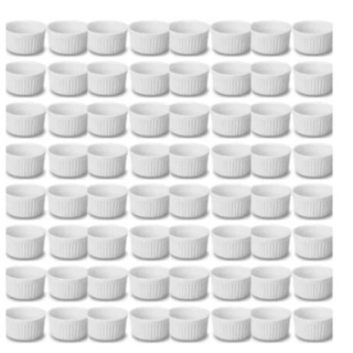 Kit no ATACADO 48 Ramequim Ramekin porcelana 135 ML - ATACADO em Oferta na Shopee
