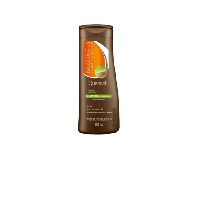 Shampoo anti resíduos limpeza profunda Queravit Bio extratus 250ml