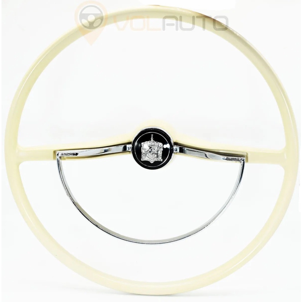 Detalhes do Volante Calice Marfim Original Fusca Brasilia Karman Ghia