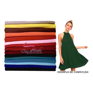 Malha viscolycra lisa com elastano ideal para turbante vestido
