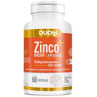 Zinco Quelato Mais 423 Da Idr 1 Caps Ao Dia 60 Caps – Duom