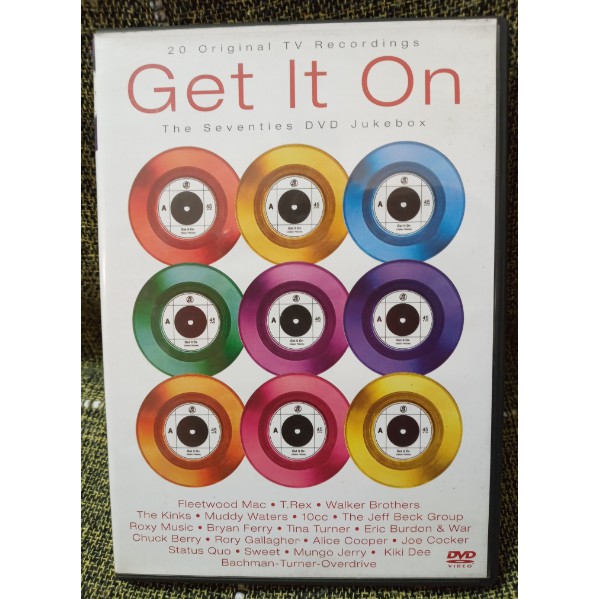 DVD Get it On - 20 Original TV Recordings - Fleetwood Mac, Muddy Waters, Rory Gallagher, Alice Cooper, Sweet, Jeff Beck