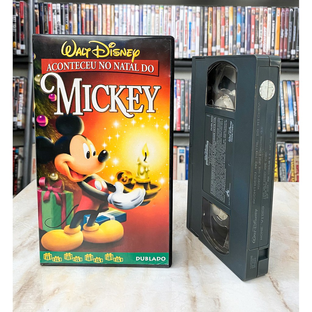 VHS Aconteceu no Natal do Mickey - DUBLADO Original - Desenho Infantil  (Donald Pateta Pluto Minnie) | Shopee Brasil