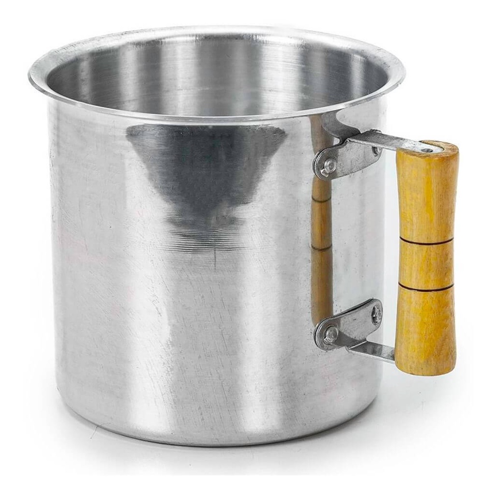 Canecão 2,5 Litros leiteira de aluminio polido caneco fervedor - n°16
