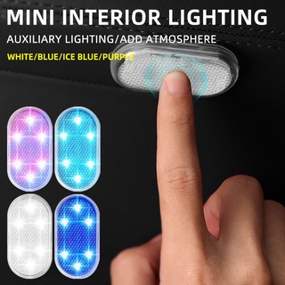 1 Peças Mini Claro Touch Ambient Para Teto/De Carro Com LED Carregamento USB