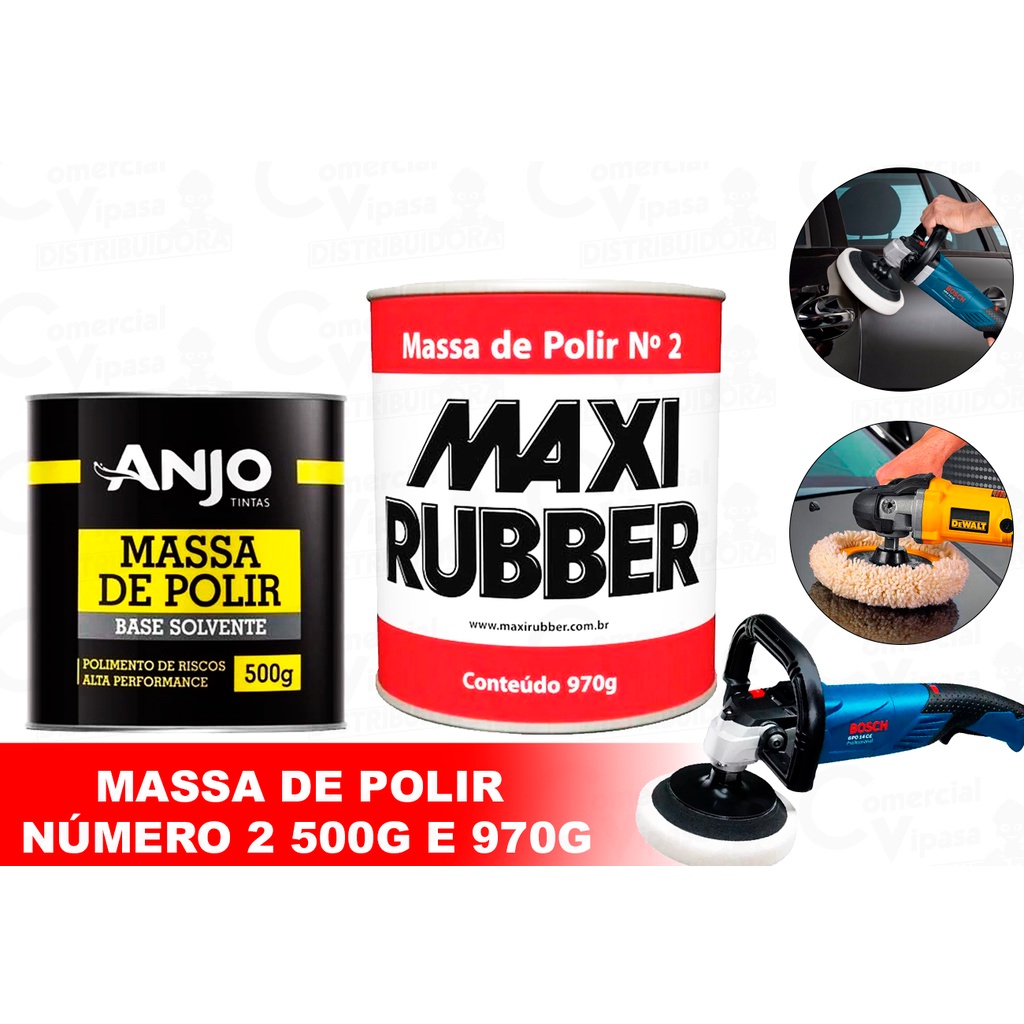 Massa De Polir Carro Moto N2 Pinturas Originais Queimadas Revitalizador ...