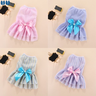 (27Pets) Vestido De Animal De Estimação Com Laço E Faixa Para Cães E Gatos em Oferta na Shopee