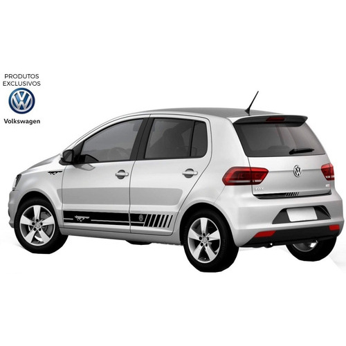 Detalhes do Mega Kit Faixas 5 Adesivos Vw Fox Sport Spacefox Qualidade