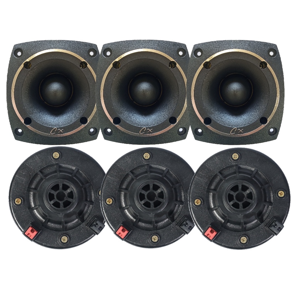Kit 3 Driver Corneteira 150wrms + 3 Twiter 150wrms Super Tweeter Automotivo