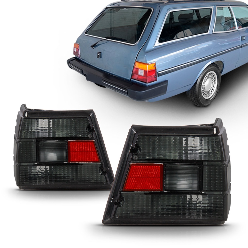 Lanterna Caravan 88 89 90 91 92 Fumê em Oferta na Shopee