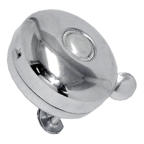 Buzina Sino Campainha Trim Trim Cromada Modelo Vintage Super Resistente Para Bike Infantil ou Adulto