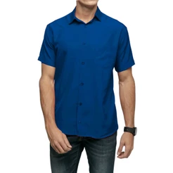 Camisa Social Manga Curta Microleve - Passa Fácil - Promoção